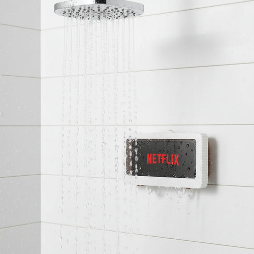 Waterproof Touch Screen Phone Holder for Shower Wall